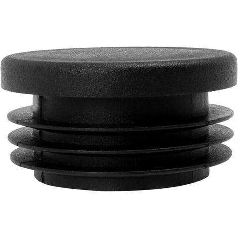 Lot de 4 embouts de tuyau en plastique de 40 mm de diamètre extérieur, capuchon rond de 0,7 à 2 mm de diamètre intérieur