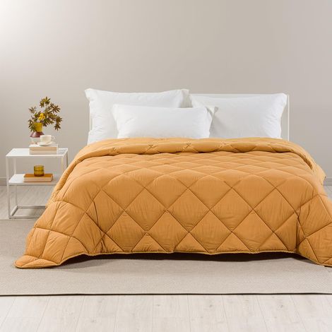 Caleffi - Trapunta Invernale Matrimoniale 260x265 in Microfibra, Piumone Matrimoniale Invernale Morbido Avvolgente, Piumino Imbottito Resistente Lavabile, Coperta Trapuntata Anallergica Made in Italy (1/4)