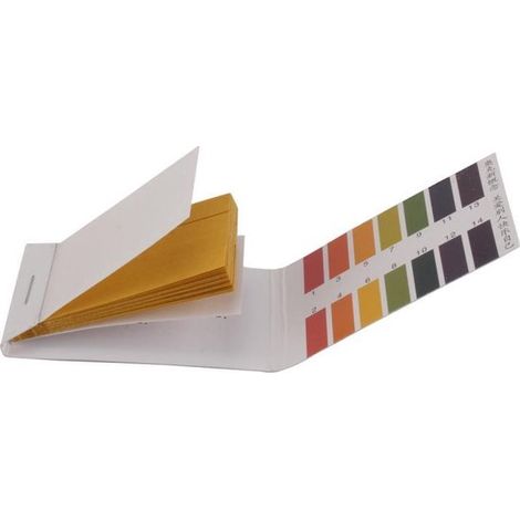 Bandelettes de test pH pour les tests d'acidité et d'alcalinité, les tests de qualité des sols et de l'eau, les tests cosmétiques et la détection du pH. (1/4)