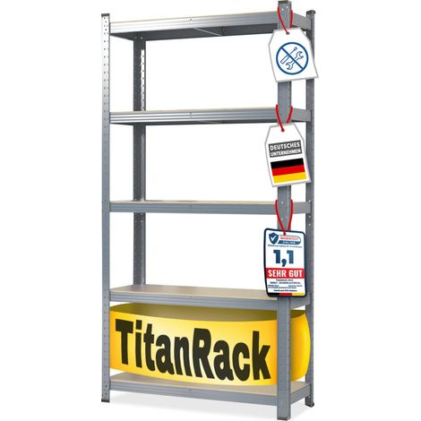 Schwerlastregal Grau-Anthrazit Höhe: 180 cm Breite: 120 cm Tiefe: 60 cm (1/5)
