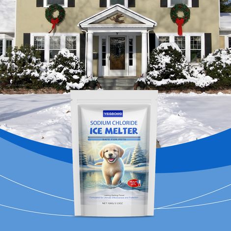 Agent de dégivrage sans danger pour les animaux domestiques, pour les sols et les rues en hiver - 100 g (1/5)