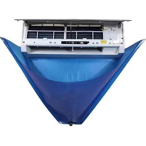 Lavage pour Climatiseur - Outil Nettoyage du Climatiseur - Kit Couverture Nettoyage Climatiseur Mural - Sac Nettoyage Étanche Climatisation (1/3)