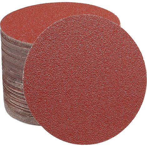 Schleifscheibe, 60 Scheiben Schleifpapier -60/80/100/120/150/180 zum Schleifen, Fräsen, Gravieren (10 pro Körnung) (1/5)