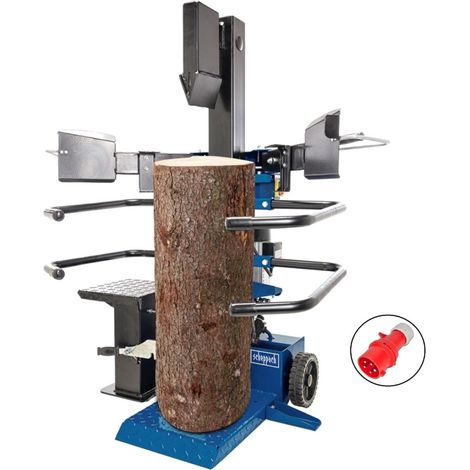 ASTILLADORA DE TRONCOS LENA MADERA VERTICAL 8TON 3500W SCHEPPACH COMPACT 8T 400V