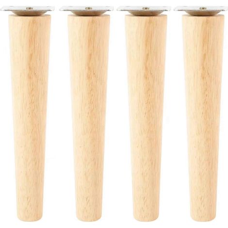 Massivholz-Möbel, gerade Tischbeine, rutschfeste Stuhlbeine, 15 cm