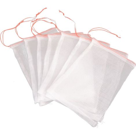 Lot de 50 Sac Protection Fruits en Nylon 25x15cm Sachet Protection Raisin Filet de Protection pour Jardin Potager (1/4)