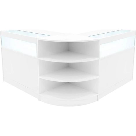 Theseus LED Shop Counter Set LM60 & 2 x B900 - White