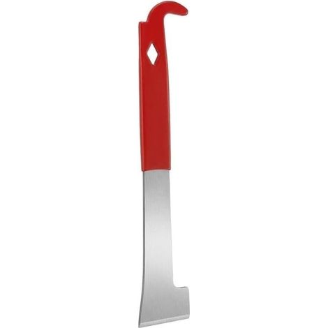 Outil Ruche Acier Inoxydable J-Type pour Apiculteur Acier inoxydable pour robuste, en J unique, pour idéal levier cadres, kit complet 2 pièces (1/5)