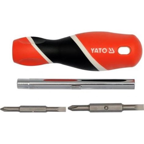 Destornillador con puntas intercambiables de doble cara YT-25971 yato