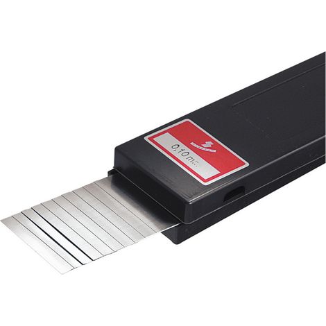 Hasberg Unterlagsfolien-Set 10-teilig 50x300 mm, C-Stahl, Dicke: 0,2 mm 10 Stk
