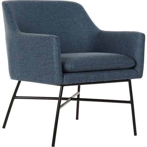 Sillon Poliester Metal 66X62X75 Azul MB207894 (1/5)