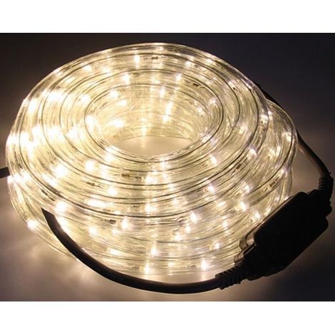 LED Lichtschlauch WARMWEISS - 12m / Ø 12mm - Außen Lichterkette Lichterschlauch