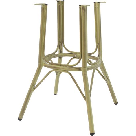 Piètement pour table de bistrot Marron clair 48x48x71.5cm - Feros (1/5)