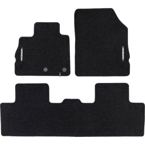 Tapis de Sol de Voiture pour Renault Scenic IV 2016-2022 Velours Noir 3Pcs (1/5)