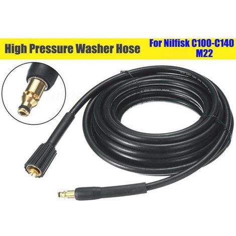 5m Tuyau pour Nettoyeur Haute Pression NHP NILFISK - - Tuyau d'arrosage - Tuyau de Nettoyage Haute Pression