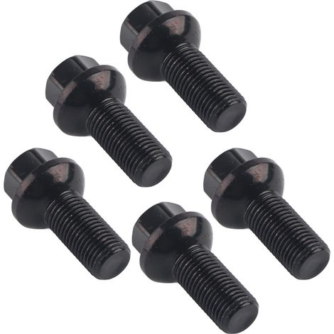 Lot de 5 boulons de roue M14x1,5 mm en acier inoxydable A0009908307 compatibles avec Mercedes-Benz A180 A200 W176 (1/5)