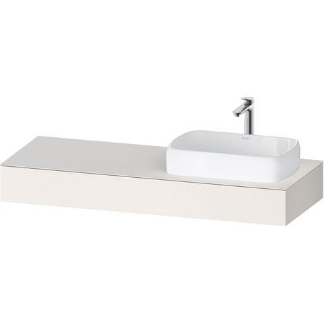 Consola Collection One de Duravit, 1400x550x170mm, con recorte a