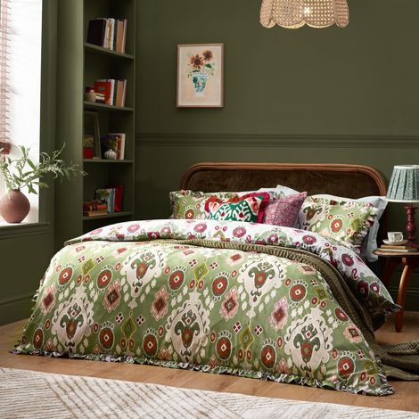 Ensemble de Couette Réversible - Vert Cèdre - Simple (1/5)