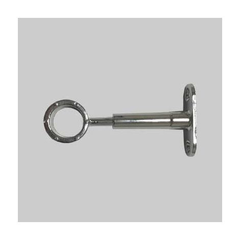 Reggitubo Centrale Tondo Ø 18 mm Cromato 10 Pezzi