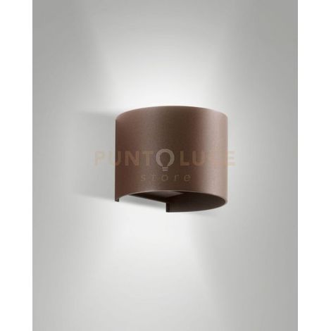 CODY APPLIQUE D ESTERNO DOPPIA EMISSIONE A LED 12W 3000K 1448LM CORTEN IP65