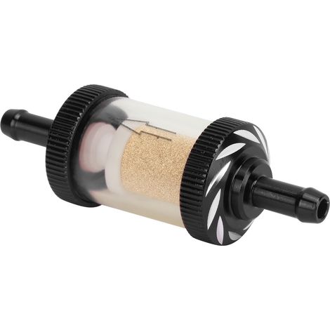 Filtre à essence pour moto, en ABS résistant à la chaleur, diamètre 6 mm, noir. (1/5)