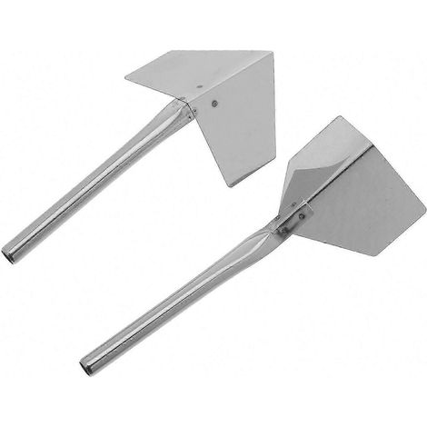 Ce jeu de deux truelles d'angle est ergonomique, multifonctionnel et convient aussi bien aux réparations murales intérieures qu'extérieures. (1/5)