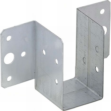 Sabot de charpente léger galvanisé à ailes extérieures - Larg. 41 x Ht. 70 mm
