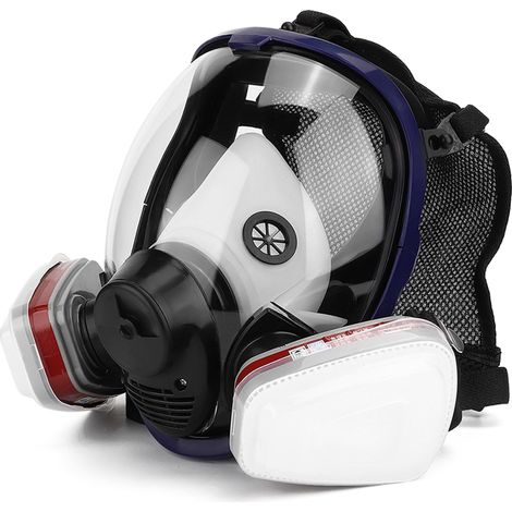 Visière de protection faciale ajustée avec filtre anti-poussière pour la peinture et le soudage (1/5)