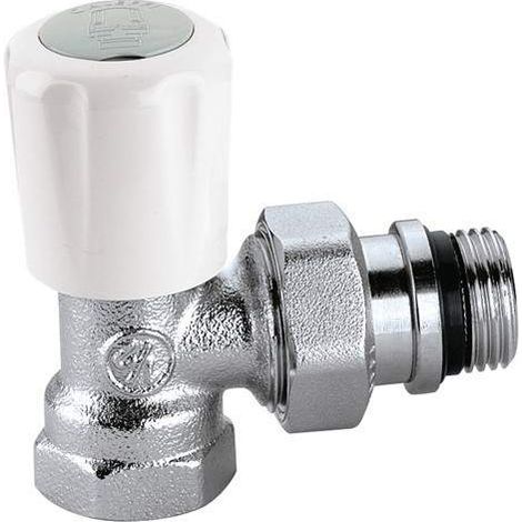 Válvula termostática con conexiones en ángulo Caleffi 401  1/2"