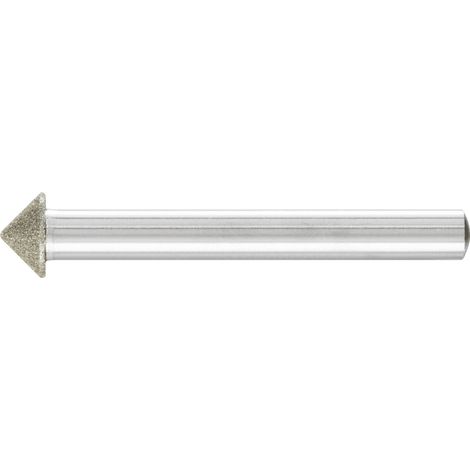 PFERD TOOLS Dia.-Schleifst. Spitzkegel Ø10x90° SchaftØ6 mm D126 (mit.) zum Anfasen/Entgraten/Senken (1/3)