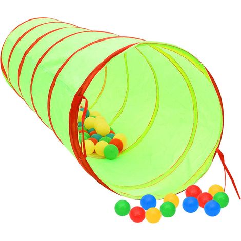 Túnel de juegos infantiles 175 cm poliéster verde 020005156 (1/5)