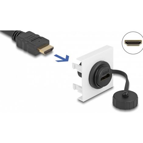 DELOCK MODULE EASY 45 HDMI 45 X 45 MM (81409) (1/4)