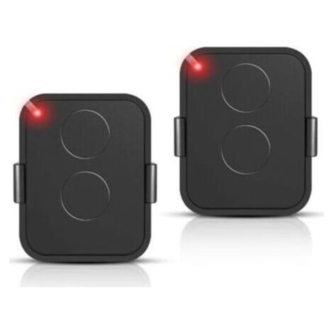 Lot de 2 Télécommande Compatible Nice Era ONE2/ON2E/ON4E/ON1E,433,92 MHz Télécommande Porte de Garage,Rolling Code,2 Canaux(Noir) (1/4)