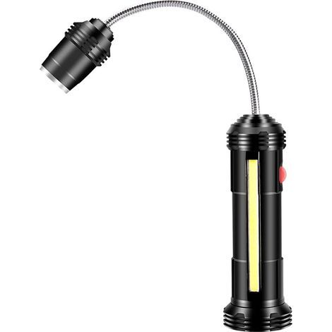 Lampada da barbecue regolabile con ricarica USB, in lega di alluminio, accessori per barbecue, luci da esterno resistenti alle intemperie per campeggio, picnic e officine. (1/5)