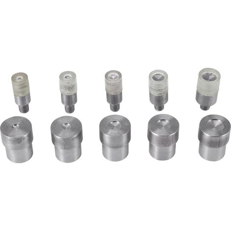 5 Sets of Double Cap Rivet Dies (5Mm/6Mm/8Mm/10Mm/12Mm) (1/5)