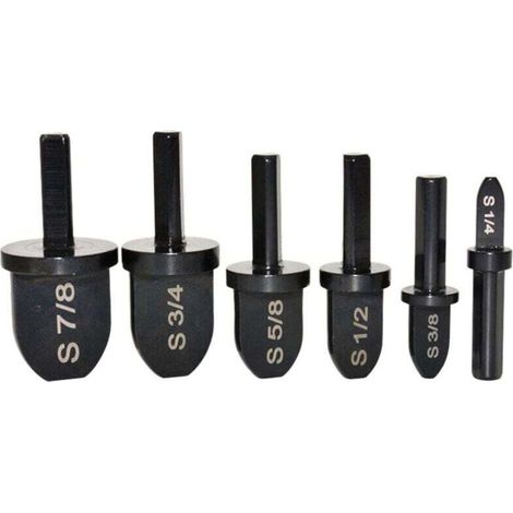 Lot d'outils avec embouts de perçage + extension de tubes en cuivre pour visseuse ou perceuse, set de forets pour outil à presser, 6 pièces (1/5)