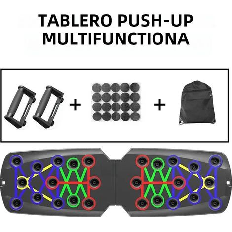 (A2) Planche à pompes multifonctionnelle portable avec barre de résistance pliable (1/5)