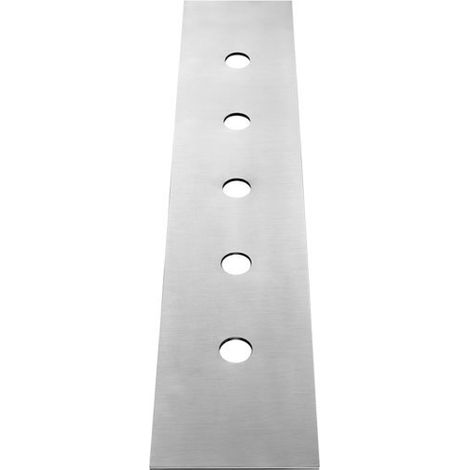 Plaque décorative Gessi à 5 trous pour Secur Box 01669, montage