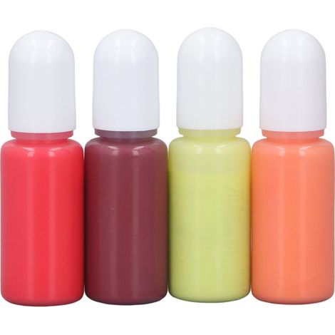 Kit de 2 additifs pour résine époxy adhésive UV à base d'huile, pigments solides à haute concentration, pâte de couleur dégradée, essence de couleur multi-combinaisons. (1/5)