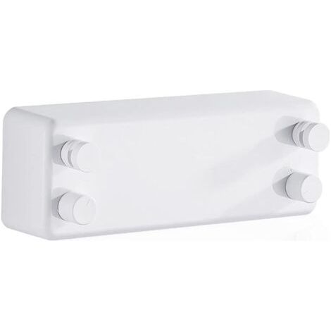 Tendedero Retráctil para Interior y Exterior - Servicio Pesado, Tendedero de Acero Inoxidable de 2 x 4,2 m, Montado en la Pared (Taladro) - Gris Azul