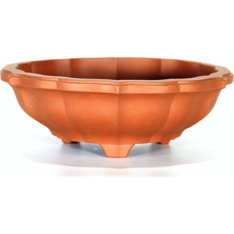 Vaso bonsai fior di loto cm. 14 artigianale (1/2)