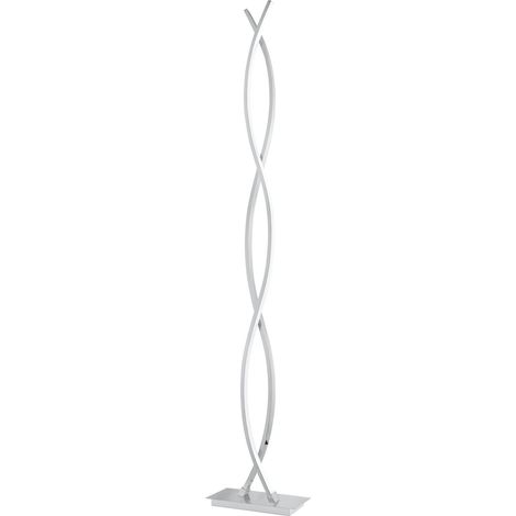 Lampadaire LED déco Lasana H143 cm - Chrome - Argent (1/4)
