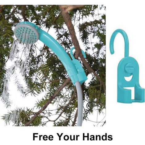 Douche Portable - Pompe Submersible 4 L/min - Pour Seau ou Réservoir - Batterie USB 2200 mAh - Extérieur Voyage Camping - 1 Pièce (1/5)