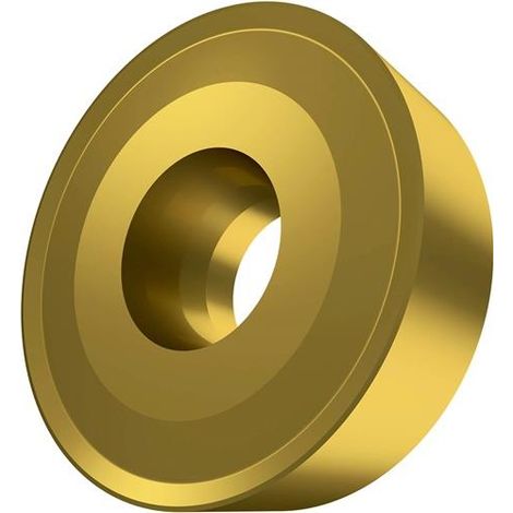 Drehwendeschneidplatte ISO RCMX 2006MOS-341:6630 D.6,5mm MT-CVD beschichtet Gold (1/2)
