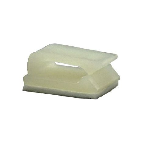 Clip adhésif adhésif, Ø max 2.8mm en Nylon, Retardant à la flamme ( Prix pour Sachet de 100 )