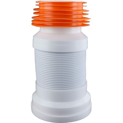 Raccord Flexible pour Cuvette De Toilettes, Tuyau D'évacuation Universel, Longueur Réglable, Anti-Pliage Et Anti-odeurs, 50-55 Cm (1/5)