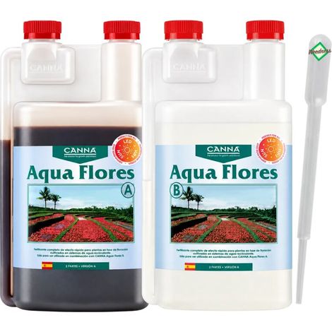 Canna Aqua Flores A B 1 L engrais de floraison culture hydroponique engrais pour plantes (1/5)