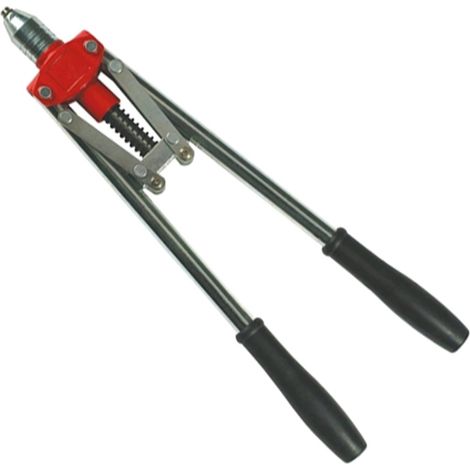 TrAdE Shop Traesio - Pistola Rivettatrice A Manico Lungo Bracci Pinza Professionale 2.2 - 2.8 -3.2 Mm -