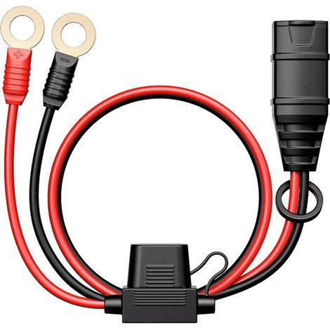 Cable de 53 cm y 16 AWG con terminales de ojal M6 X-Connect para cargador de batería, cables de cargador de batería M6