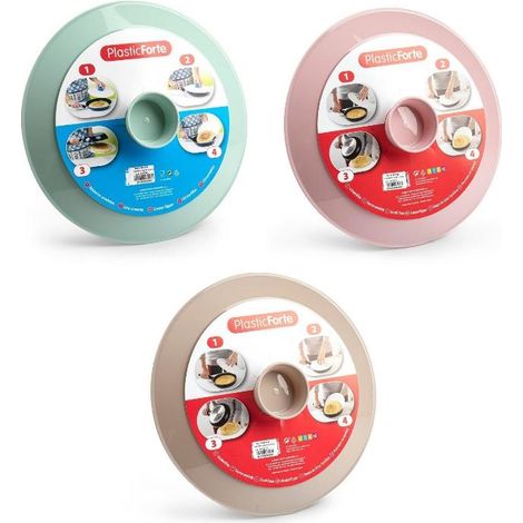 1 Pezzo Girafrittata Grande in Plastica 29 cm 3 Colori (1/2)